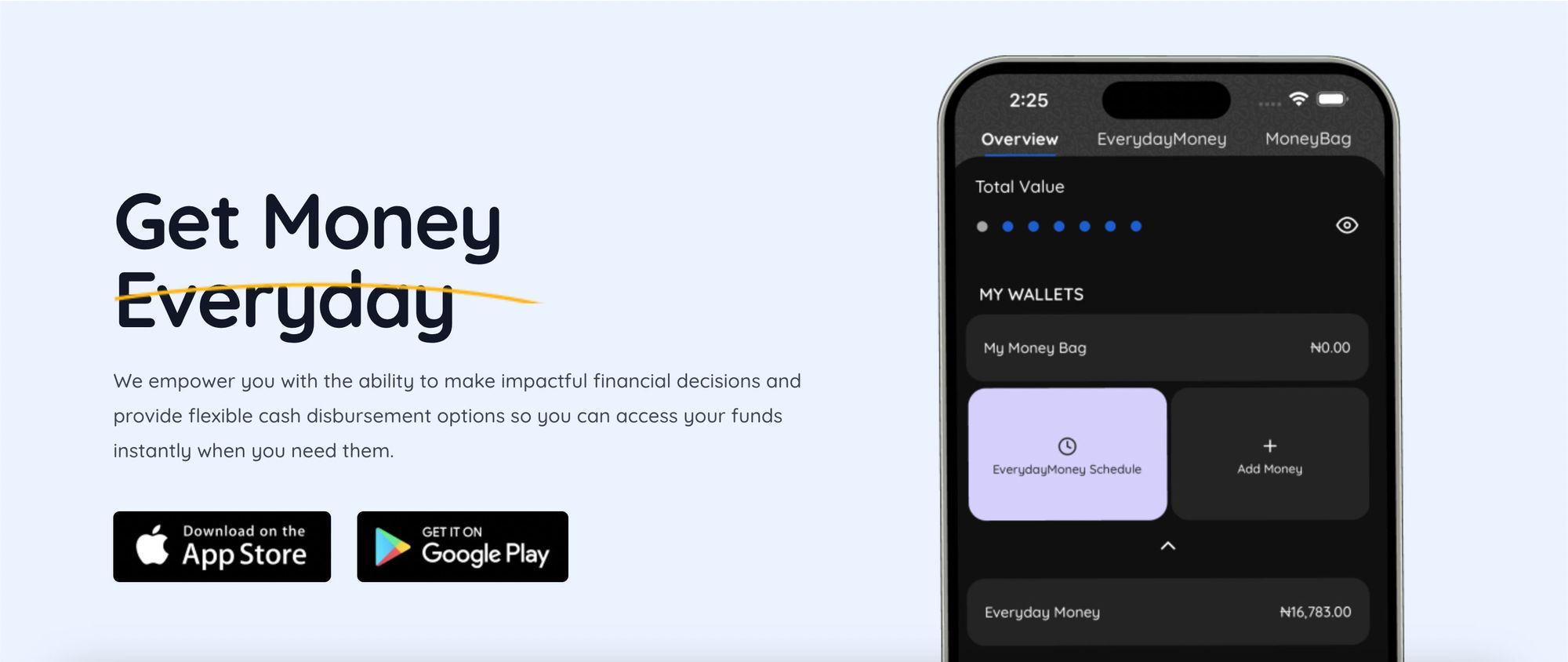 Everyday Money Transitions From Beta to Public Access